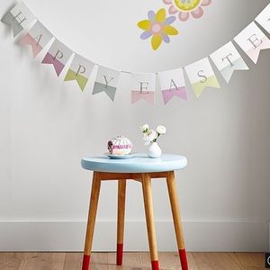 NWT Pottery Barn Kids Happy Easter Garland Pennant